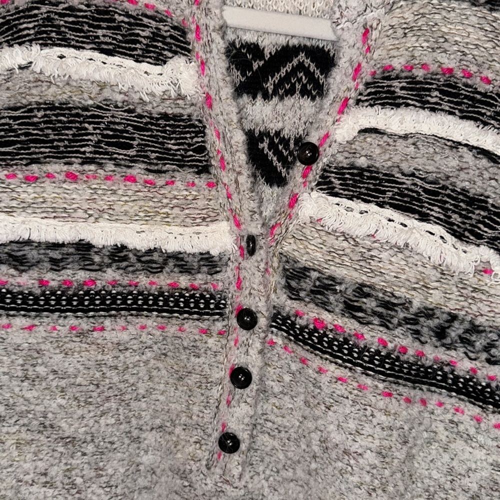 Free People Color Pop Henley Sweater - Picture 3 of 7